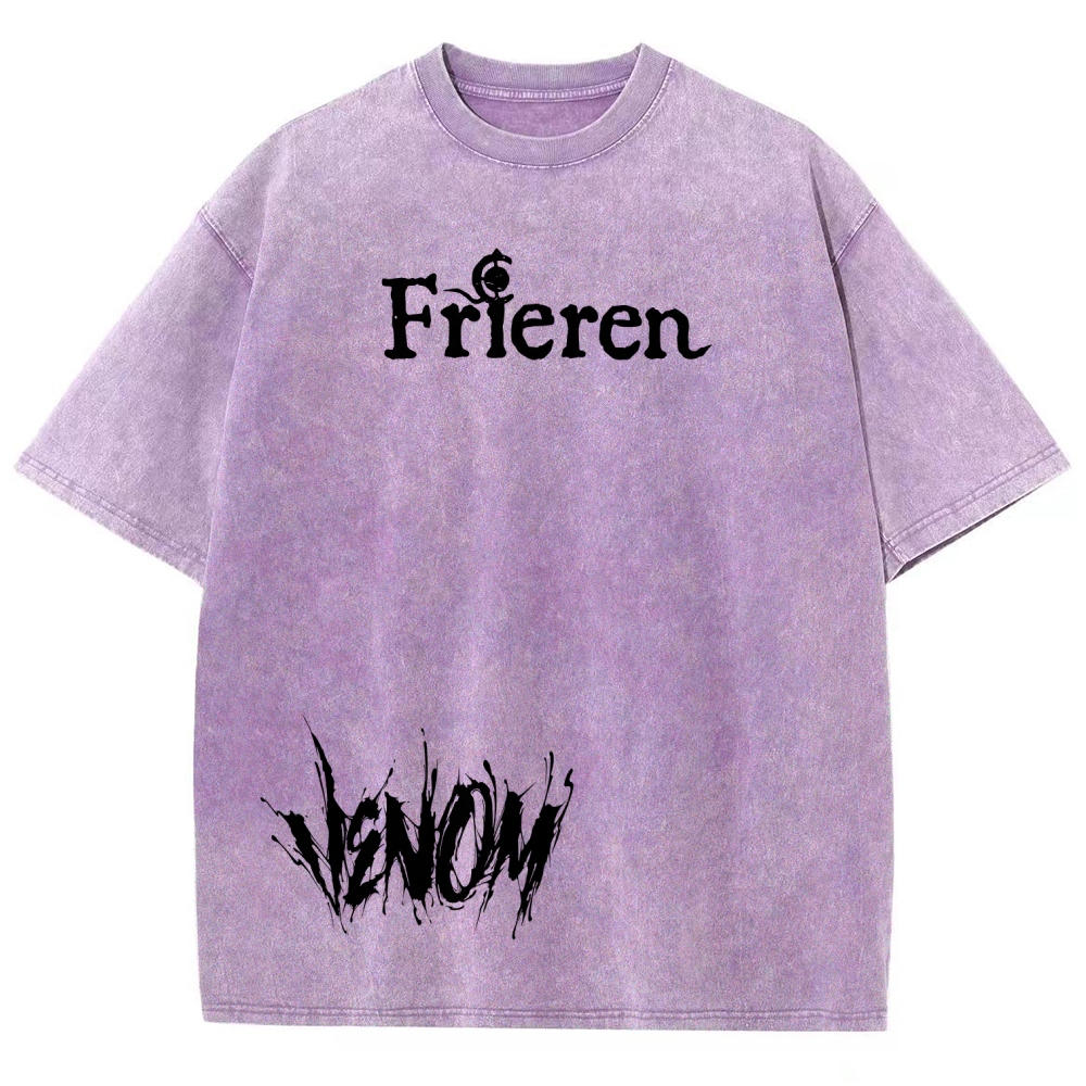 Frieren Unisex Fit Washed T-Shirt 2601011519