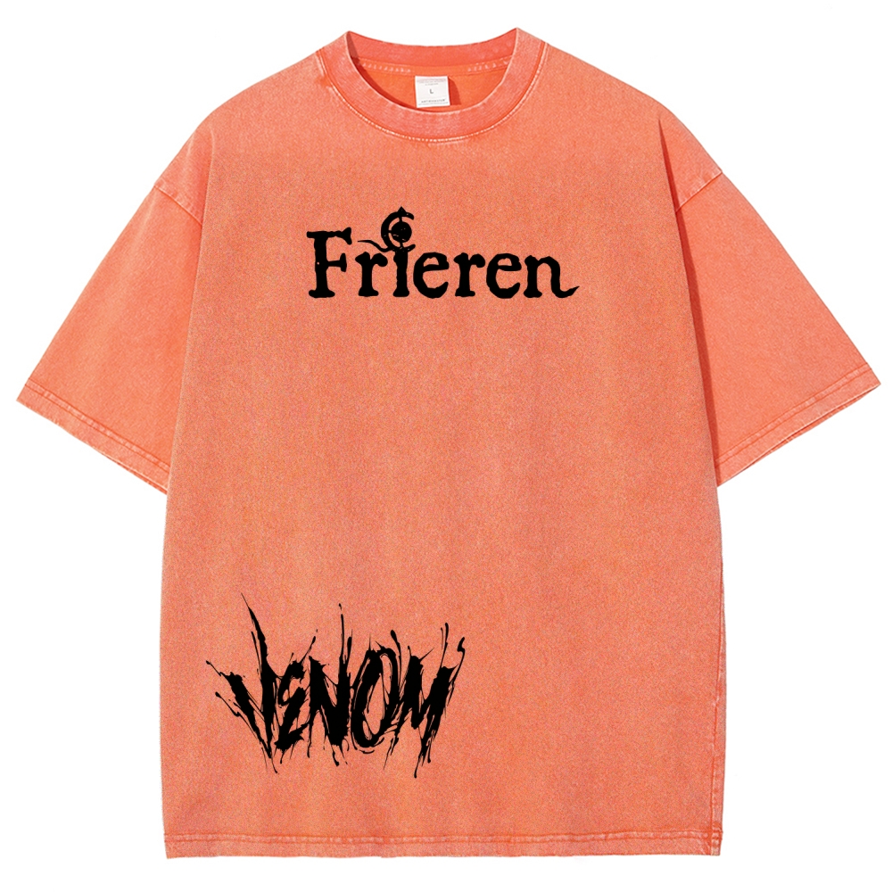 Frieren Unisex Fit Washed T-Shirt 2601011519