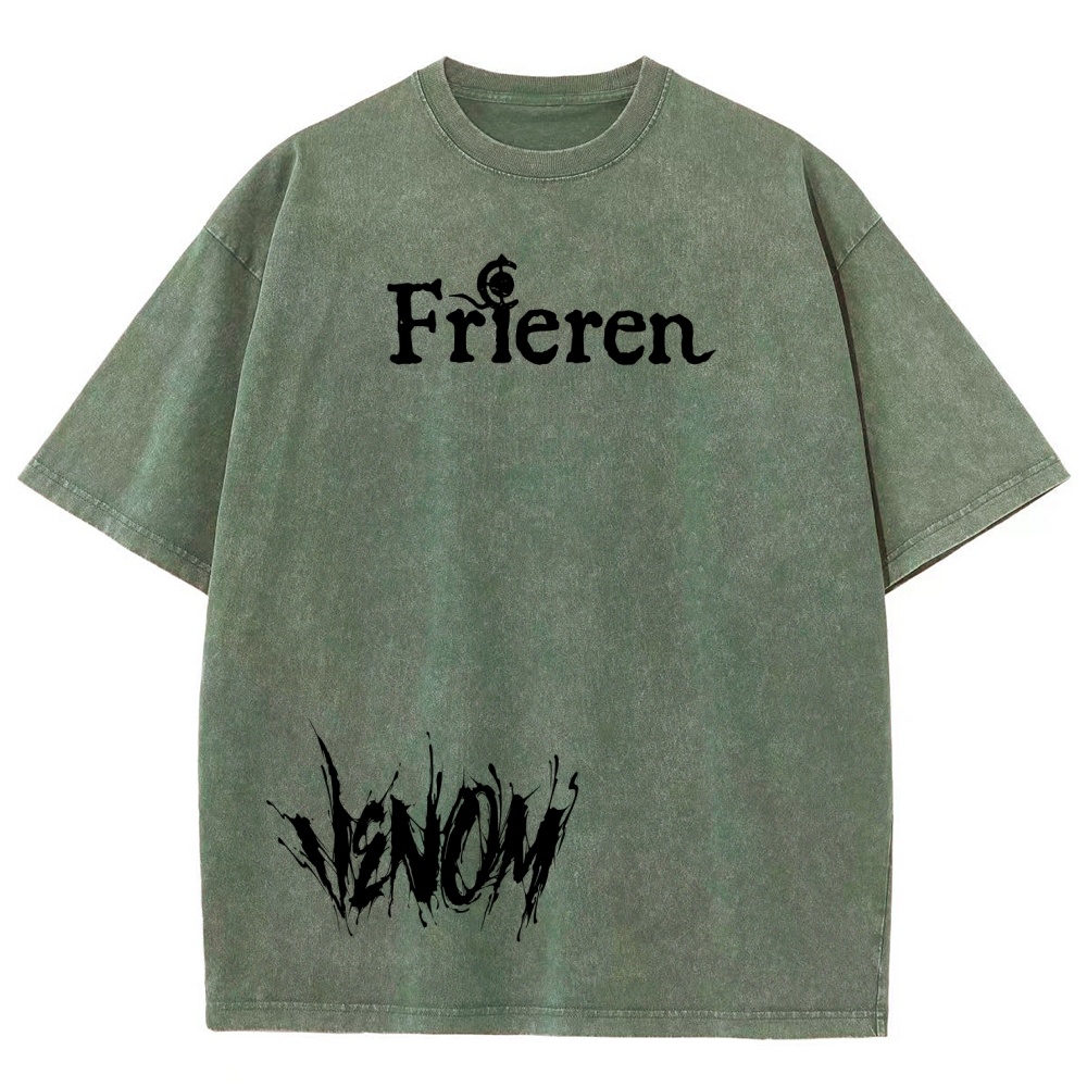 Frieren Unisex Fit Washed T-Shirt 2601011519