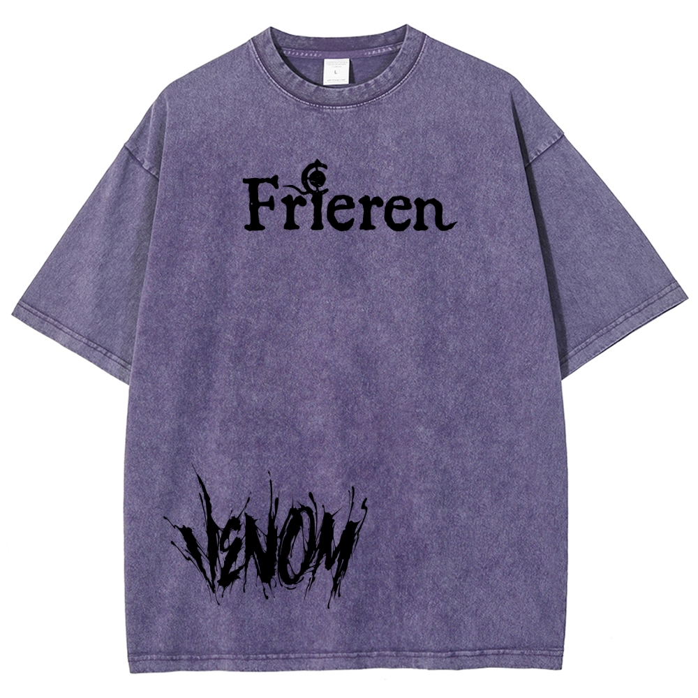 Frieren Unisex Fit Washed T-Shirt 2601011519