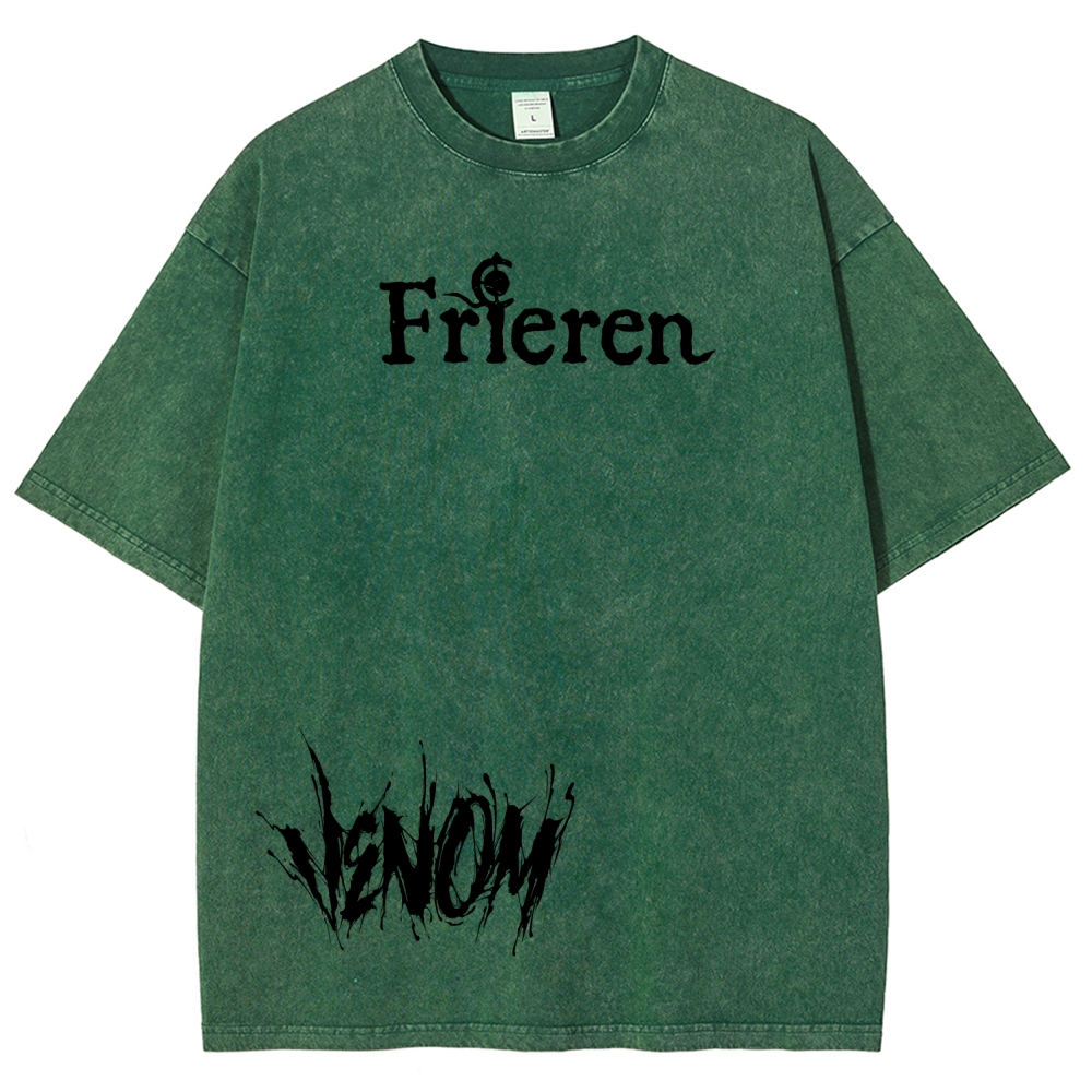 Frieren Unisex Fit Washed T-Shirt 2601011519