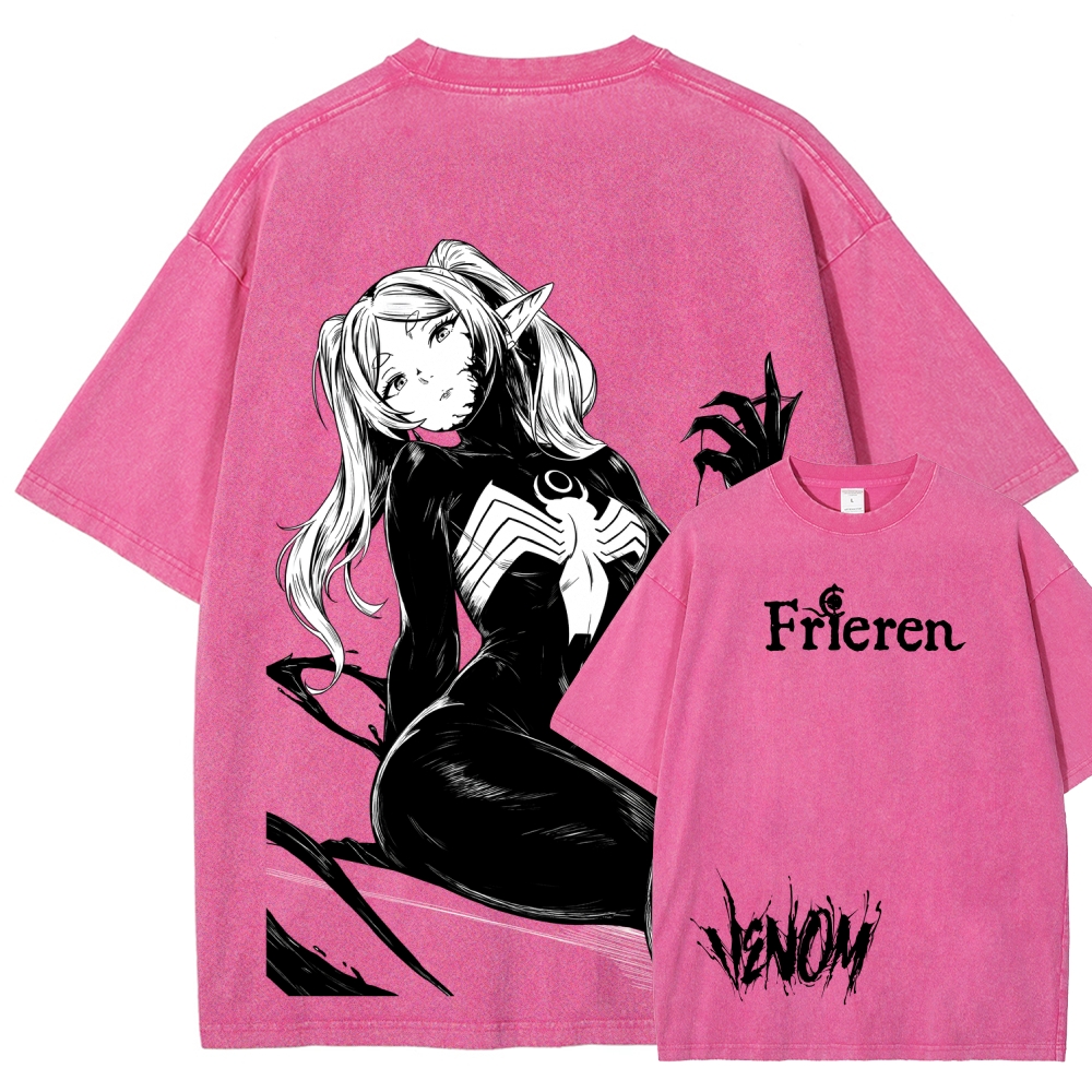 Frieren Unisex Fit Washed T-Shirt 2601011519