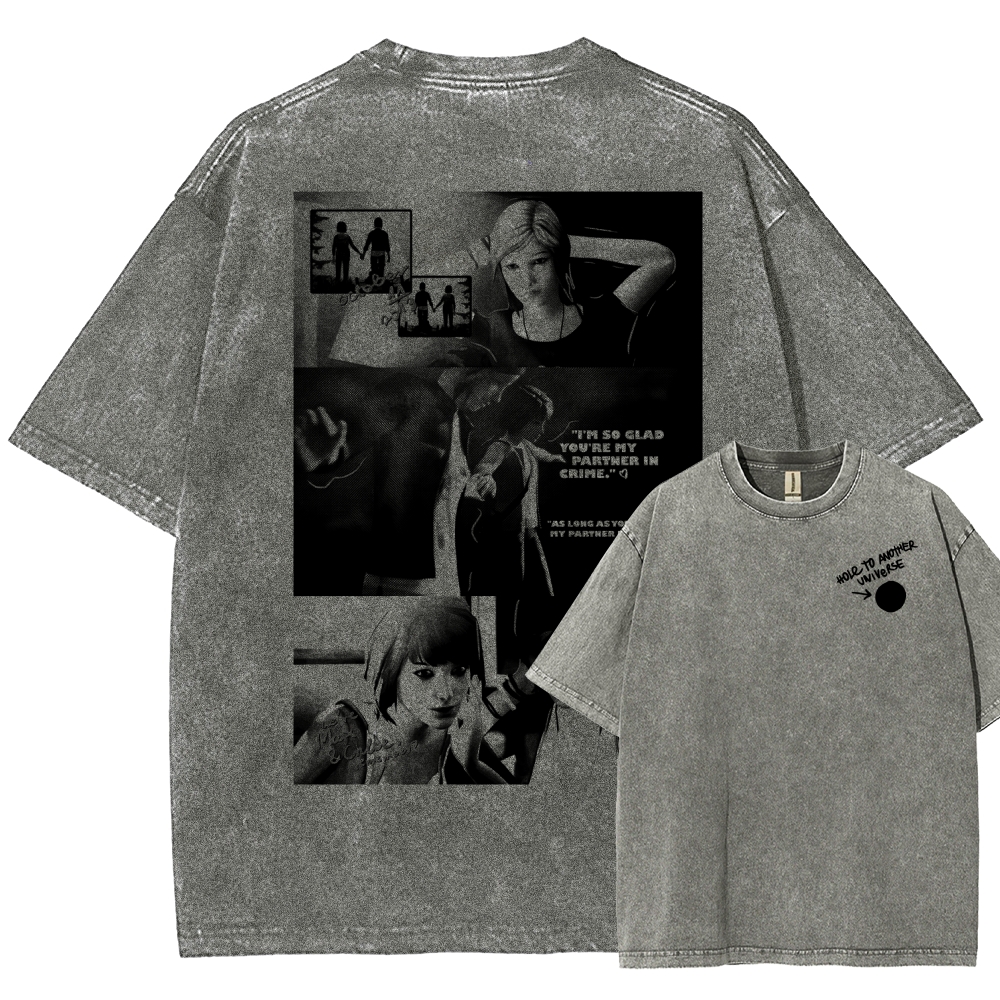 Life Is Strange Unisex Fit Washed T-Shirt 2601011914