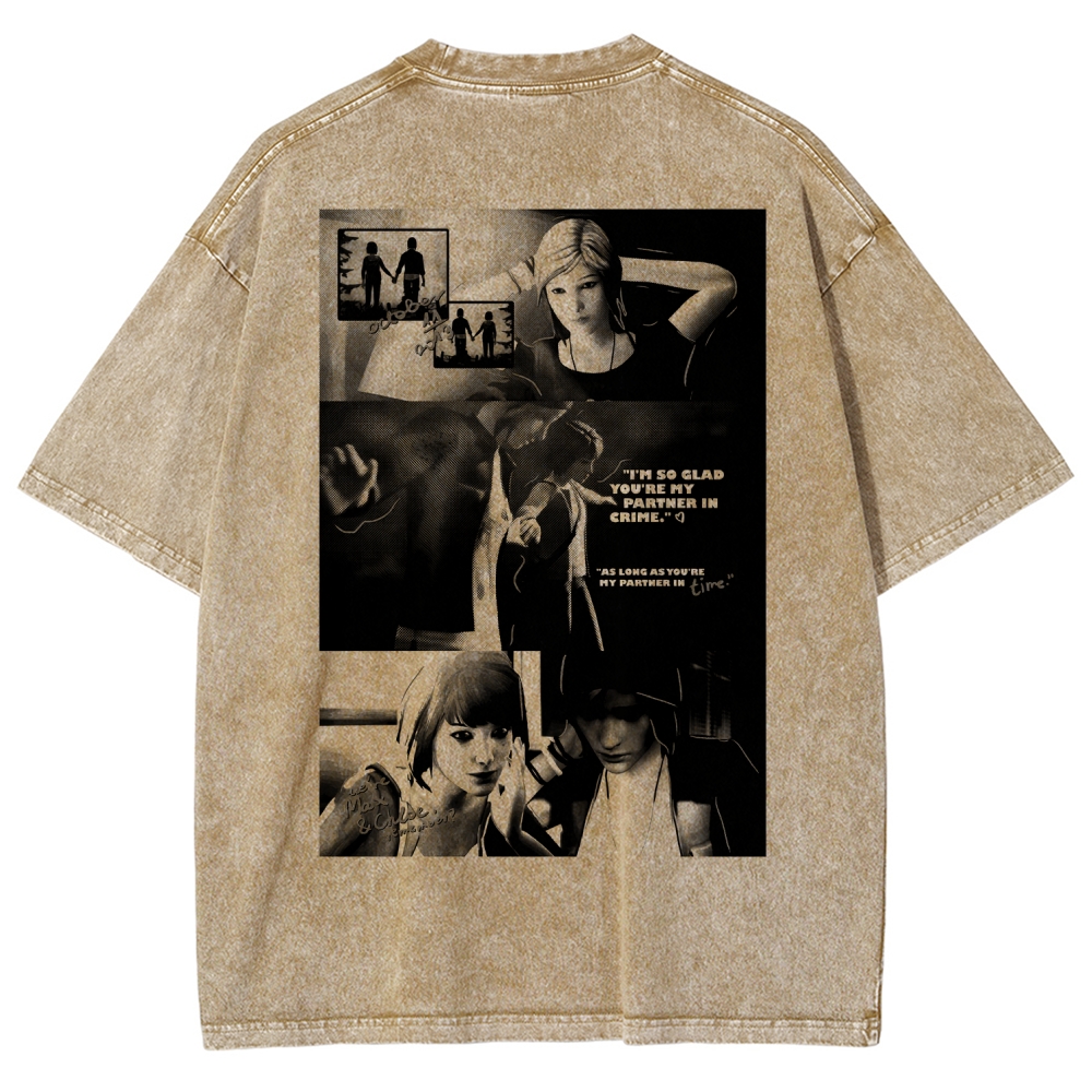 Life Is Strange Unisex Fit Washed T-Shirt 2601011914