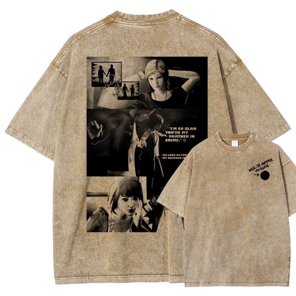 Life Is Strange Unisex Fit Washed T-Shirt 2601011914