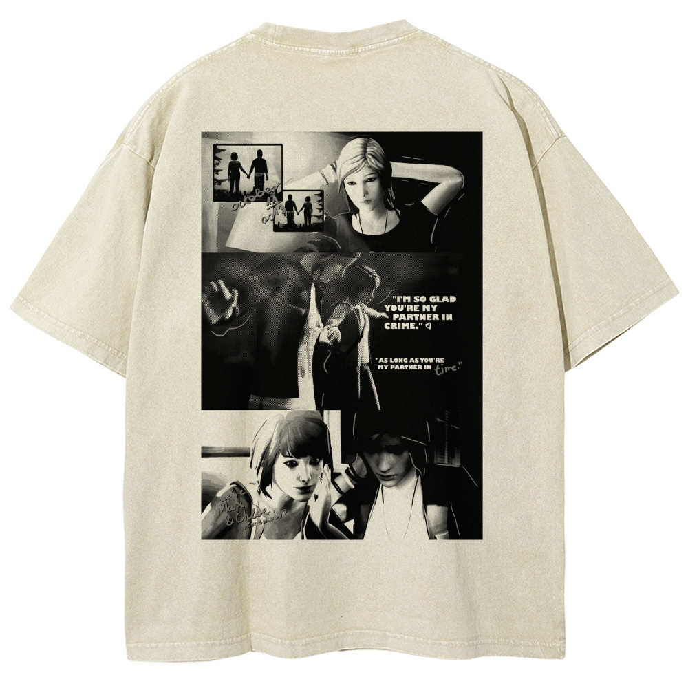 Life Is Strange Unisex Fit Washed T-Shirt 2601011914