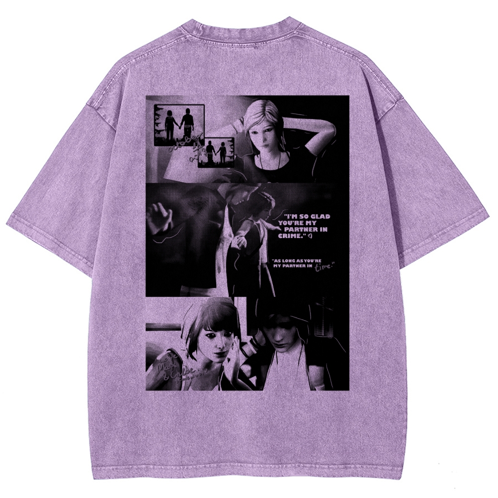 Life Is Strange Unisex Fit Washed T-Shirt 2601011914