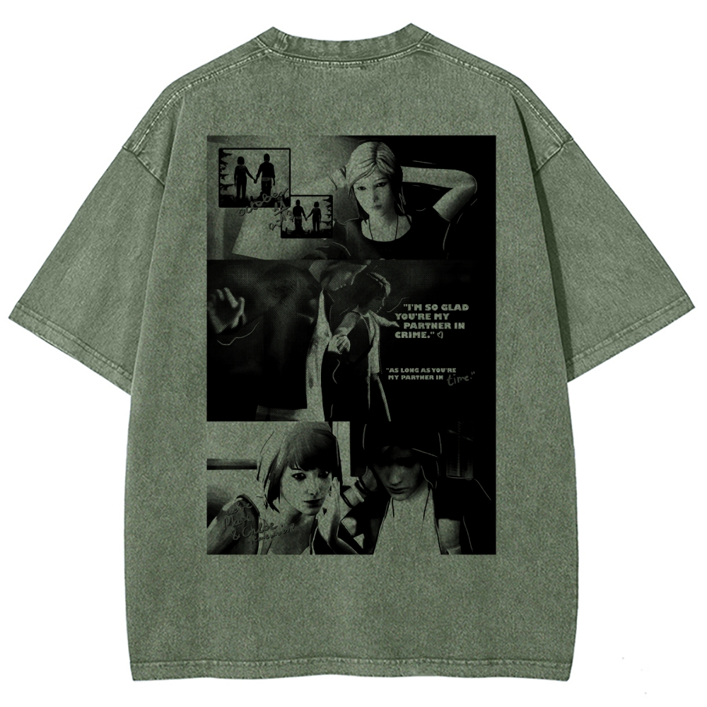 Life Is Strange Unisex Fit Washed T-Shirt 2601011914