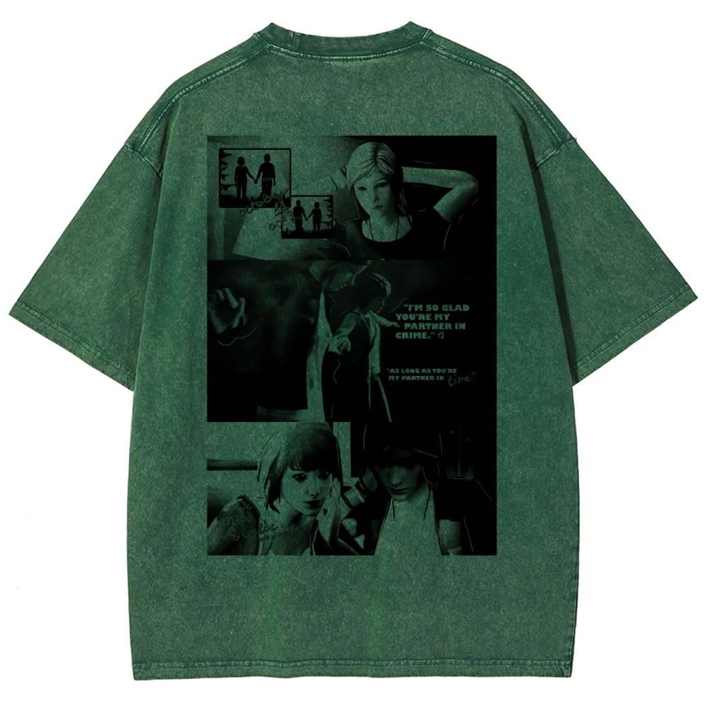 Life Is Strange Unisex Fit Washed T-Shirt 2601011914