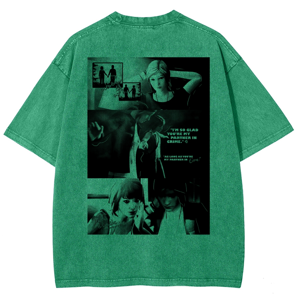 Life Is Strange Unisex Fit Washed T-Shirt 2601011914