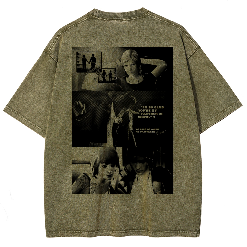 Life Is Strange Unisex Fit Washed T-Shirt 2601011914