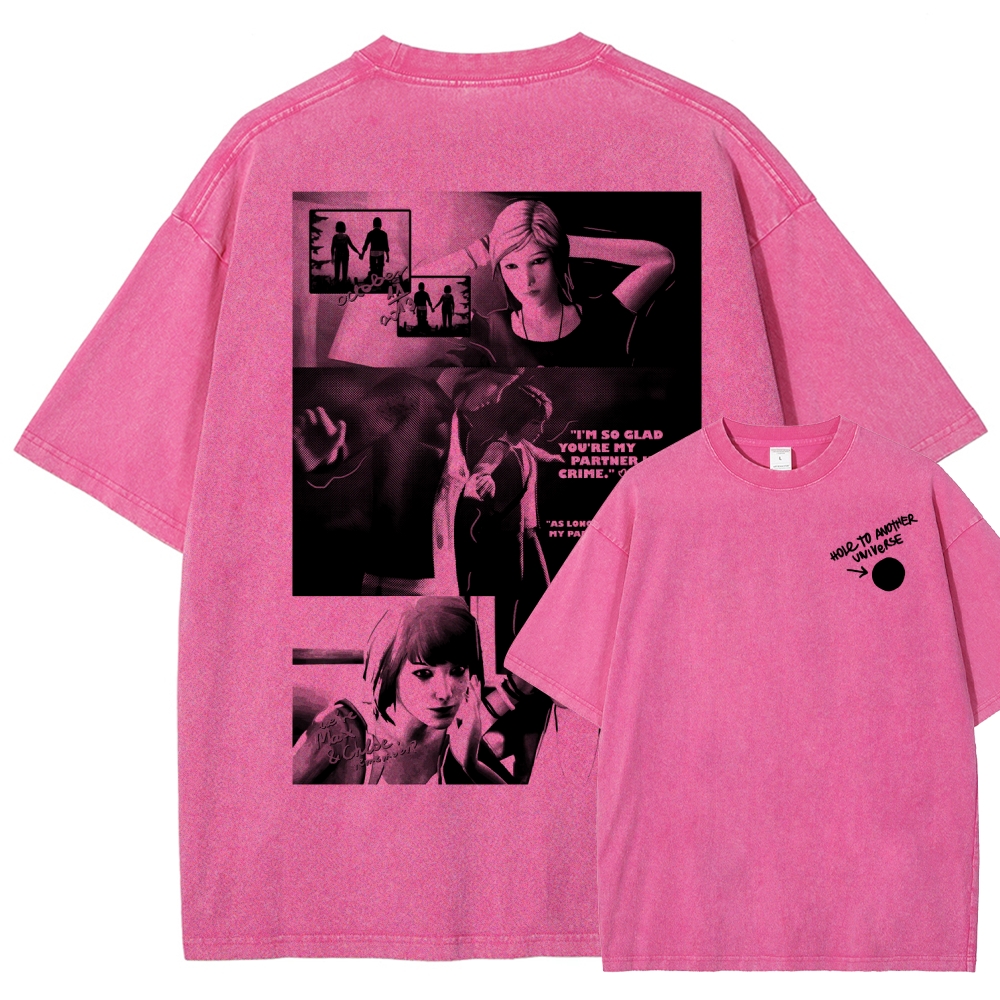 Life Is Strange Unisex Fit Washed T-Shirt 2601011914