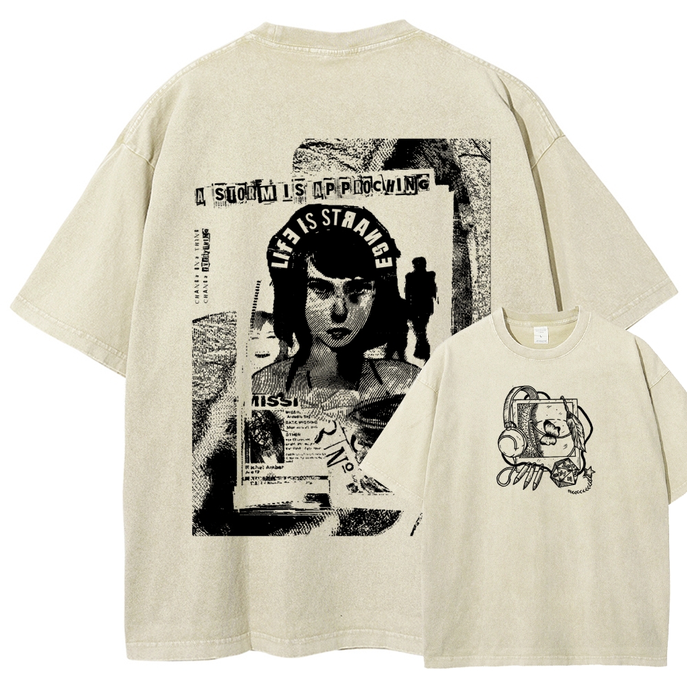 Life Is Strange Unisex Fit Washed T-Shirt 2601011930