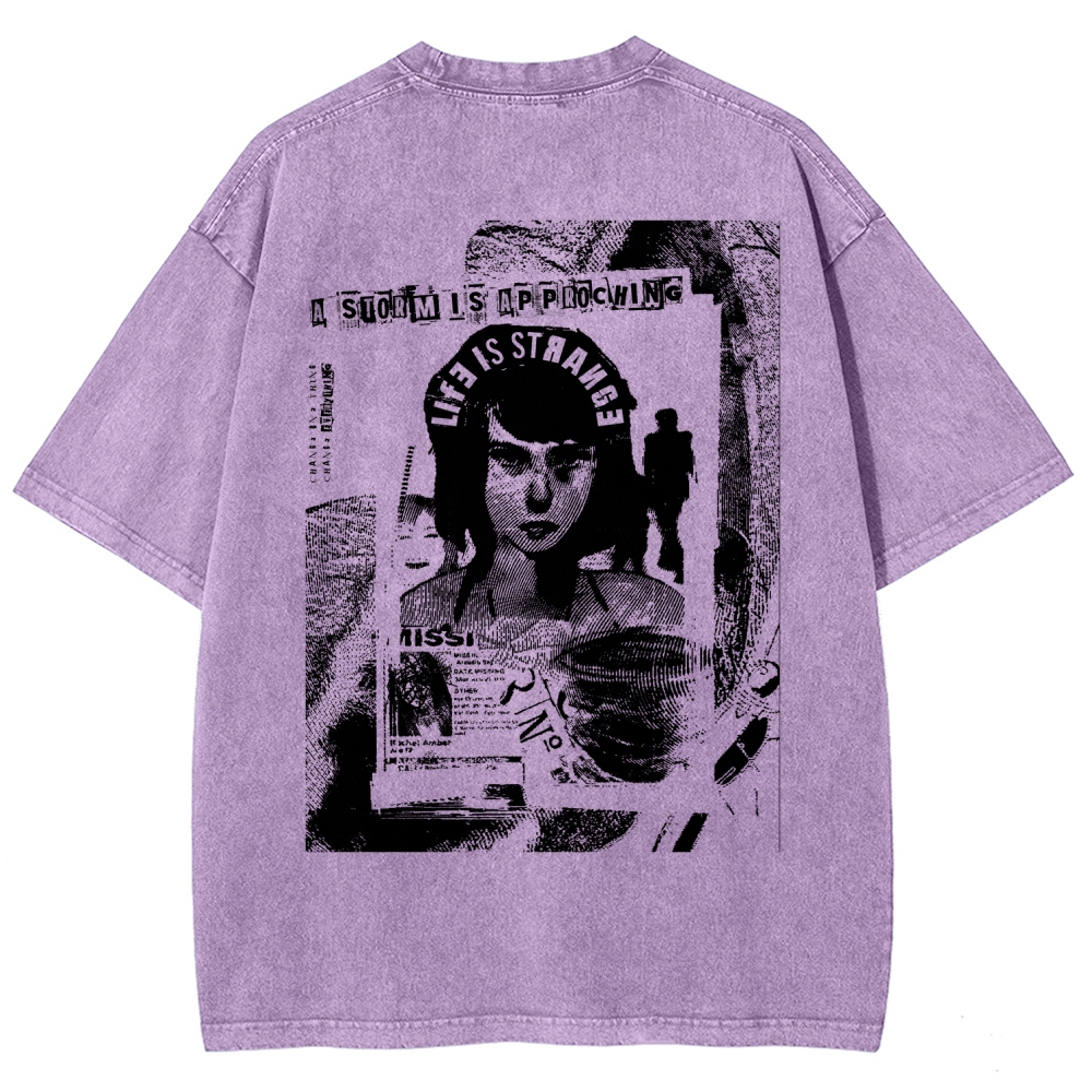 Life Is Strange Unisex Fit Washed T-Shirt 2601011930