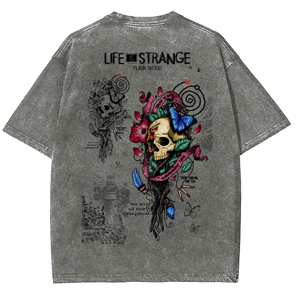 Life Is Strange Unisex Fit Washed T-Shirt 2601011951