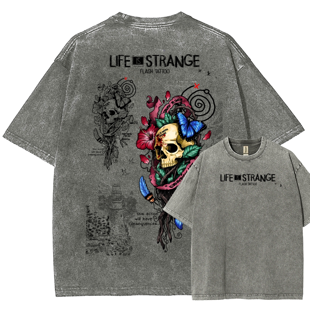 Life Is Strange Unisex Fit Washed T-Shirt 2601011951