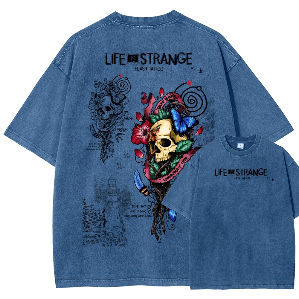 Life Is Strange Unisex Fit Washed T-Shirt 2601011951