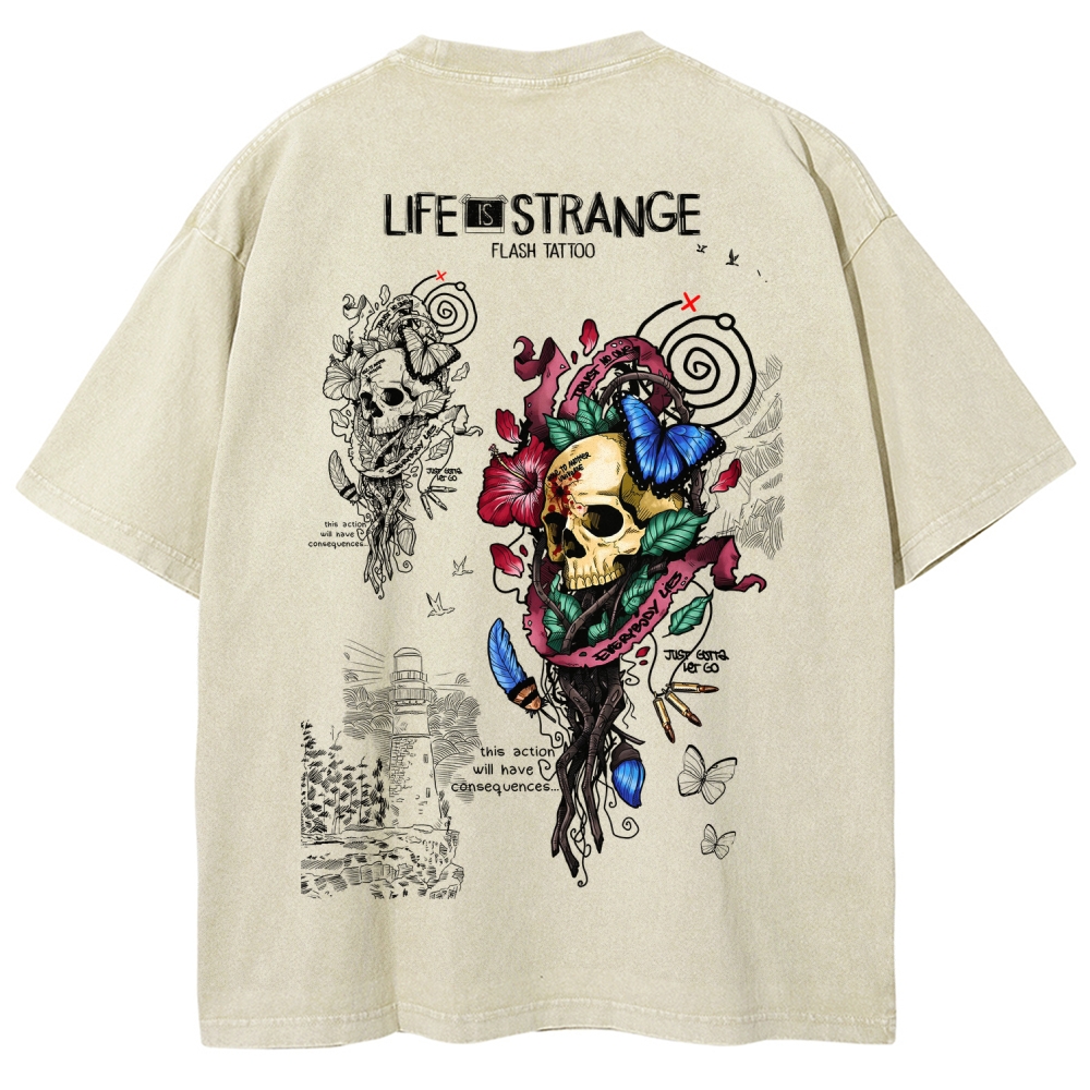 Life Is Strange Unisex Fit Washed T-Shirt 2601011951