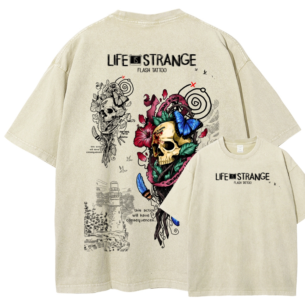 Life Is Strange Unisex Fit Washed T-Shirt 2601011951