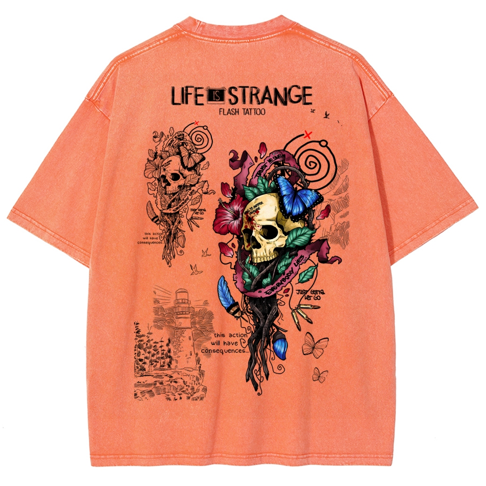 Life Is Strange Unisex Fit Washed T-Shirt 2601011951