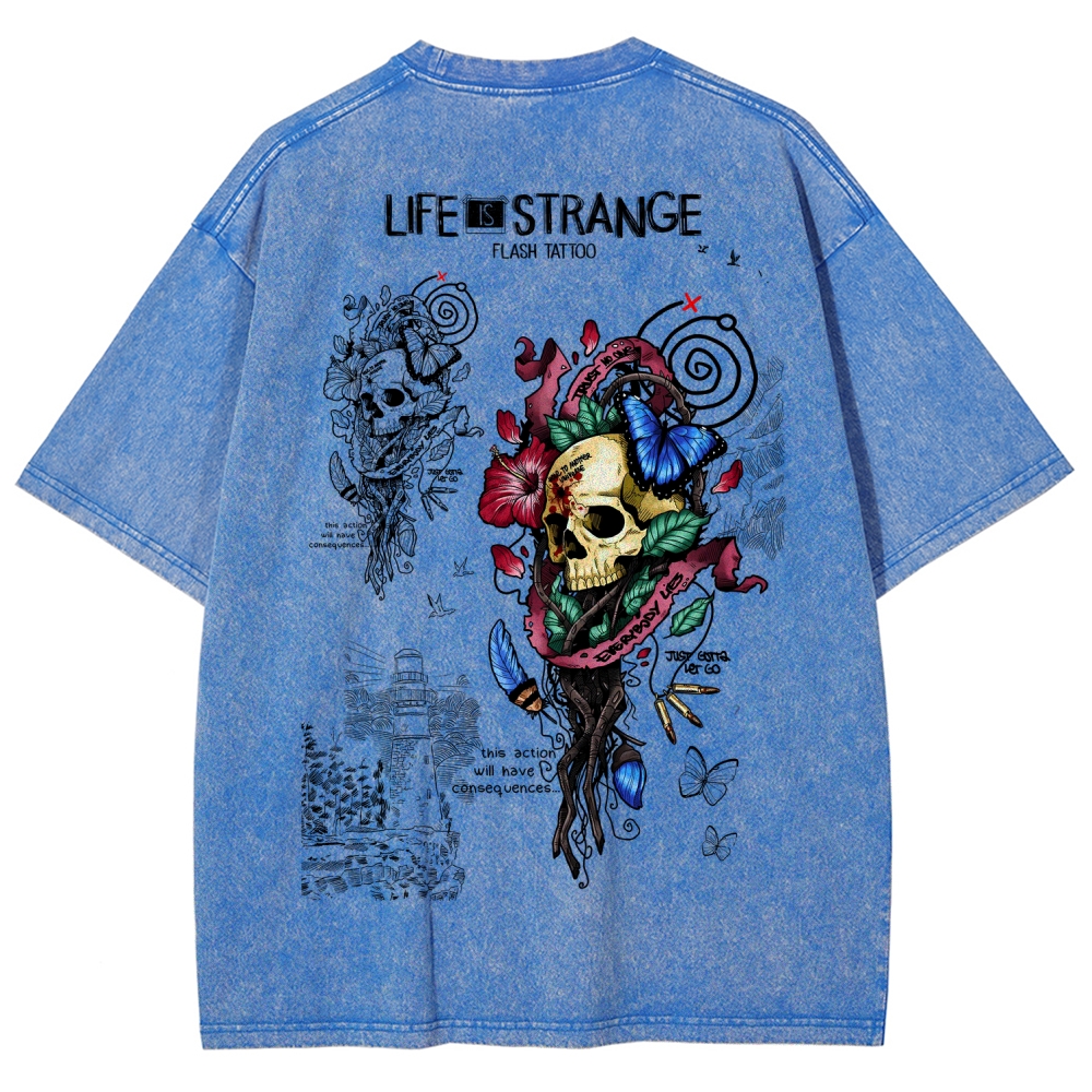 Life Is Strange Unisex Fit Washed T-Shirt 2601011951