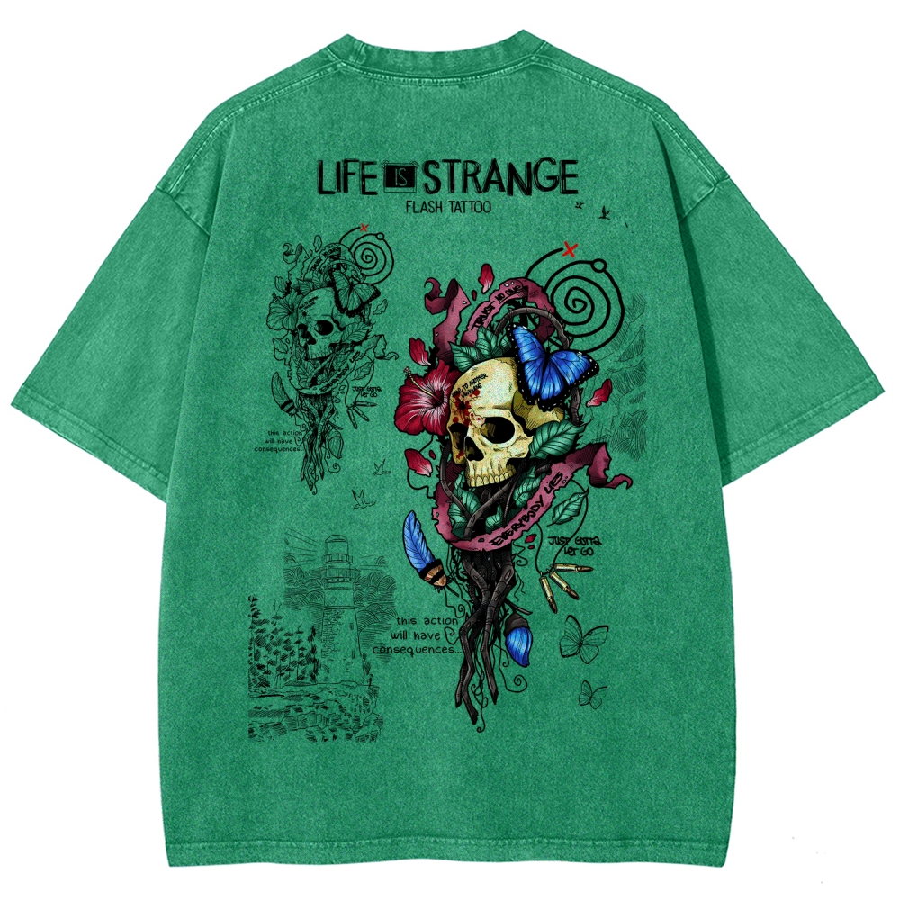 Life Is Strange Unisex Fit Washed T-Shirt 2601011951