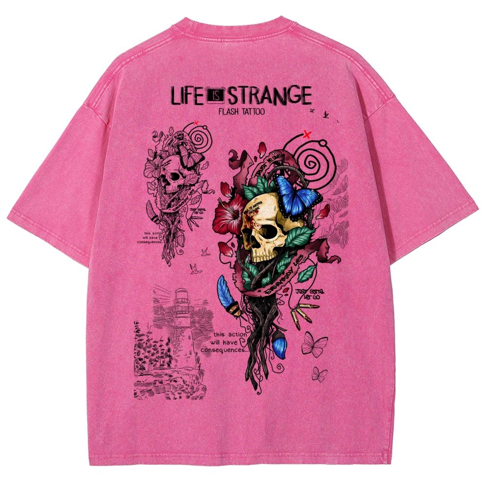 Life Is Strange Unisex Fit Washed T-Shirt 2601011951