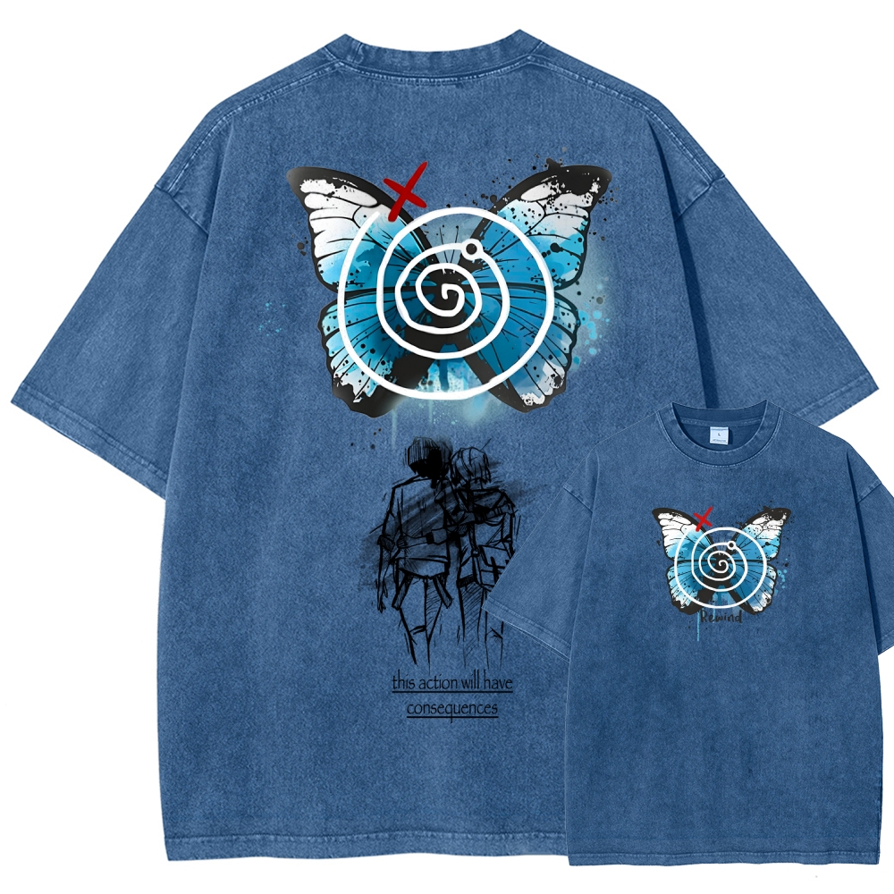 Life Is Strange Unisex Fit Washed T-Shirt 2601011961