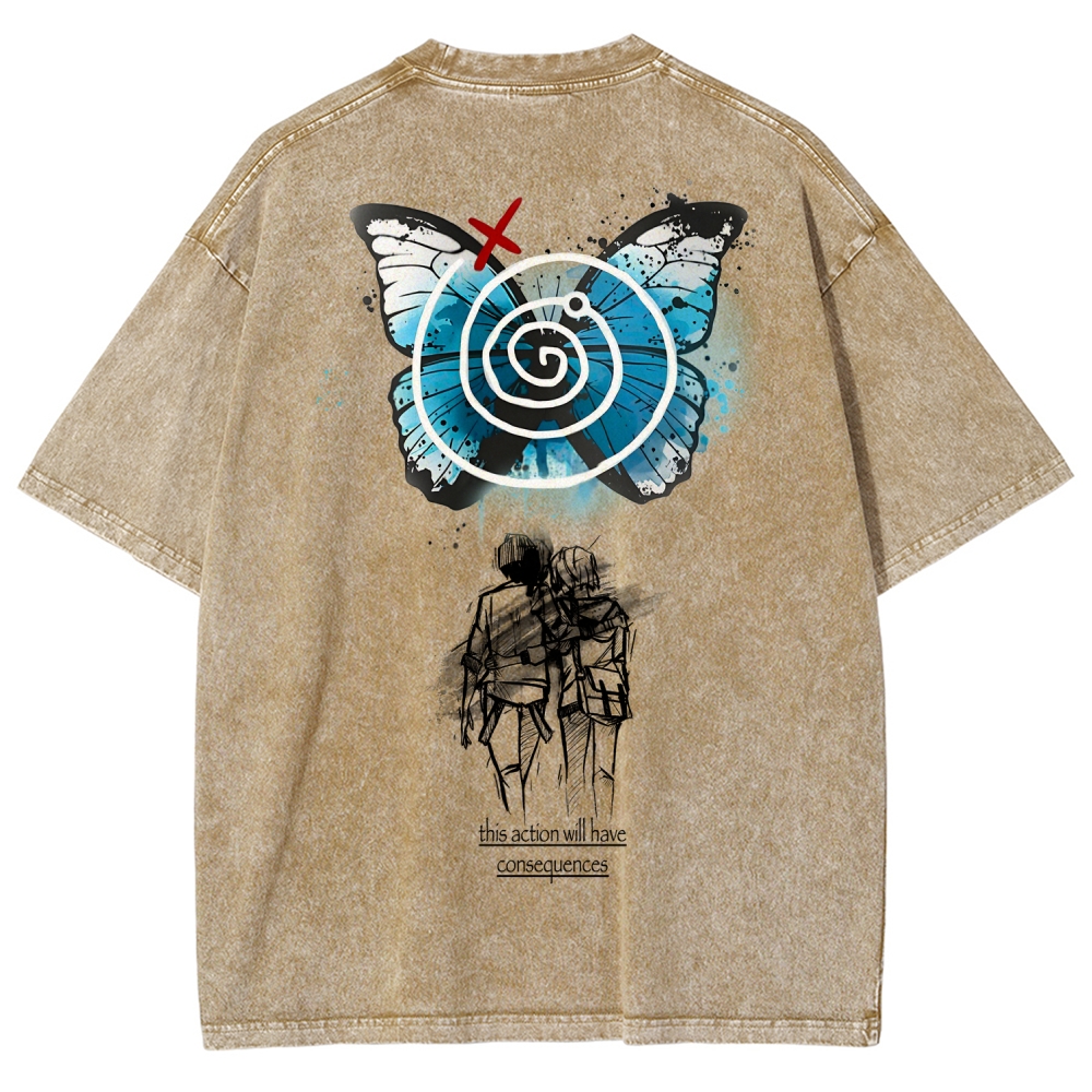 Life Is Strange Unisex Fit Washed T-Shirt 2601011961