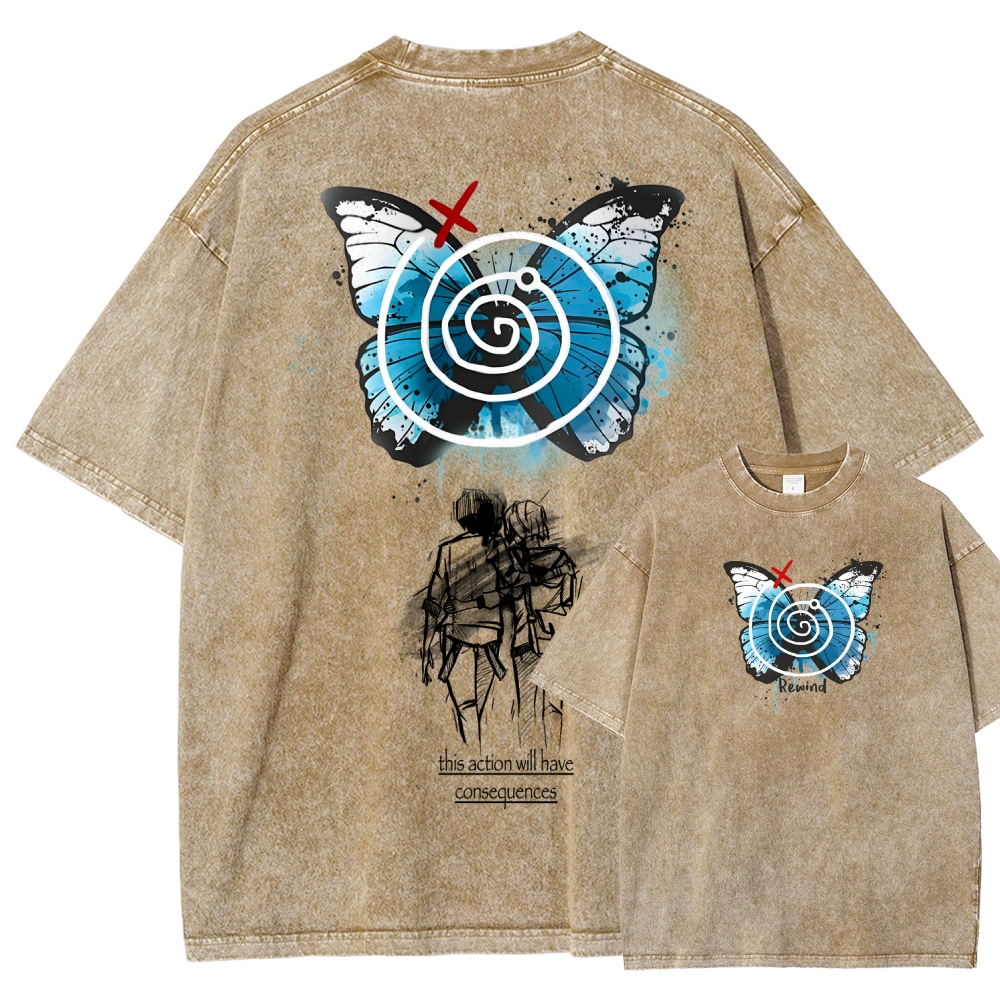 Life Is Strange Unisex Fit Washed T-Shirt 2601011961