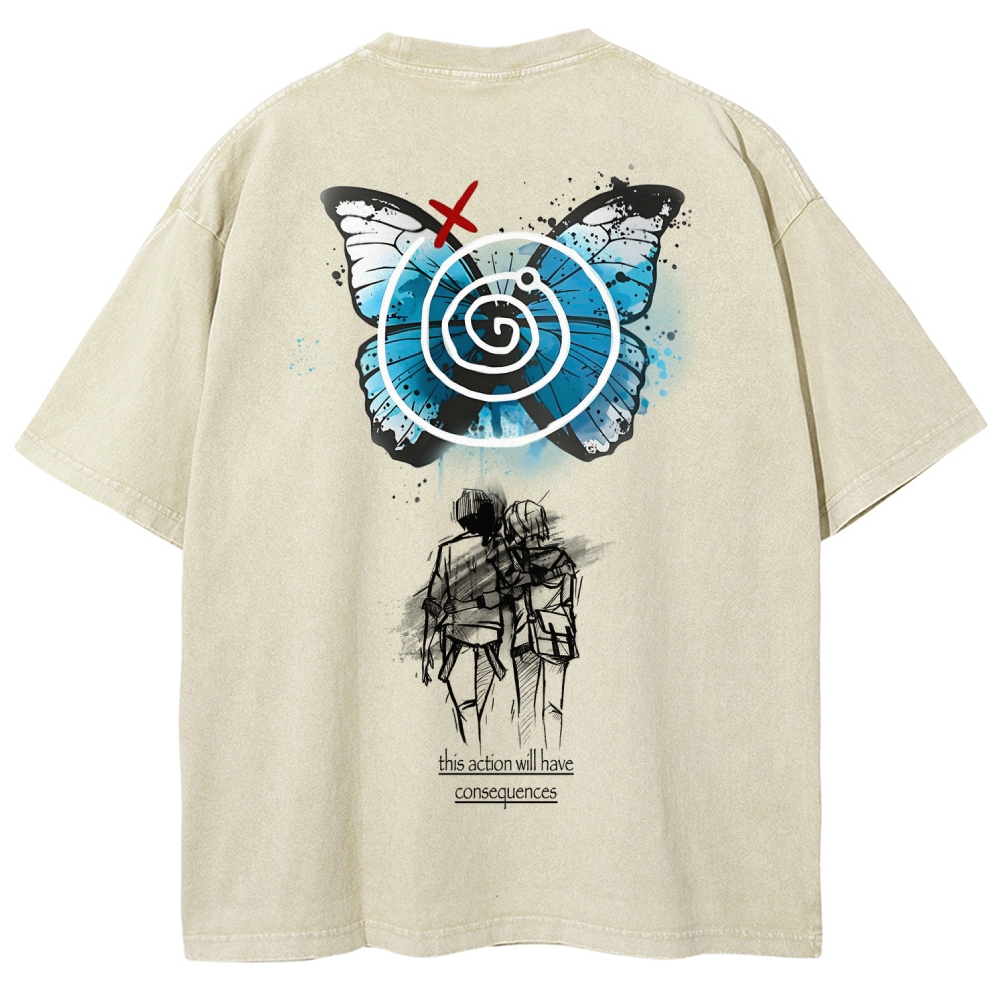 Life Is Strange Unisex Fit Washed T-Shirt 2601011961