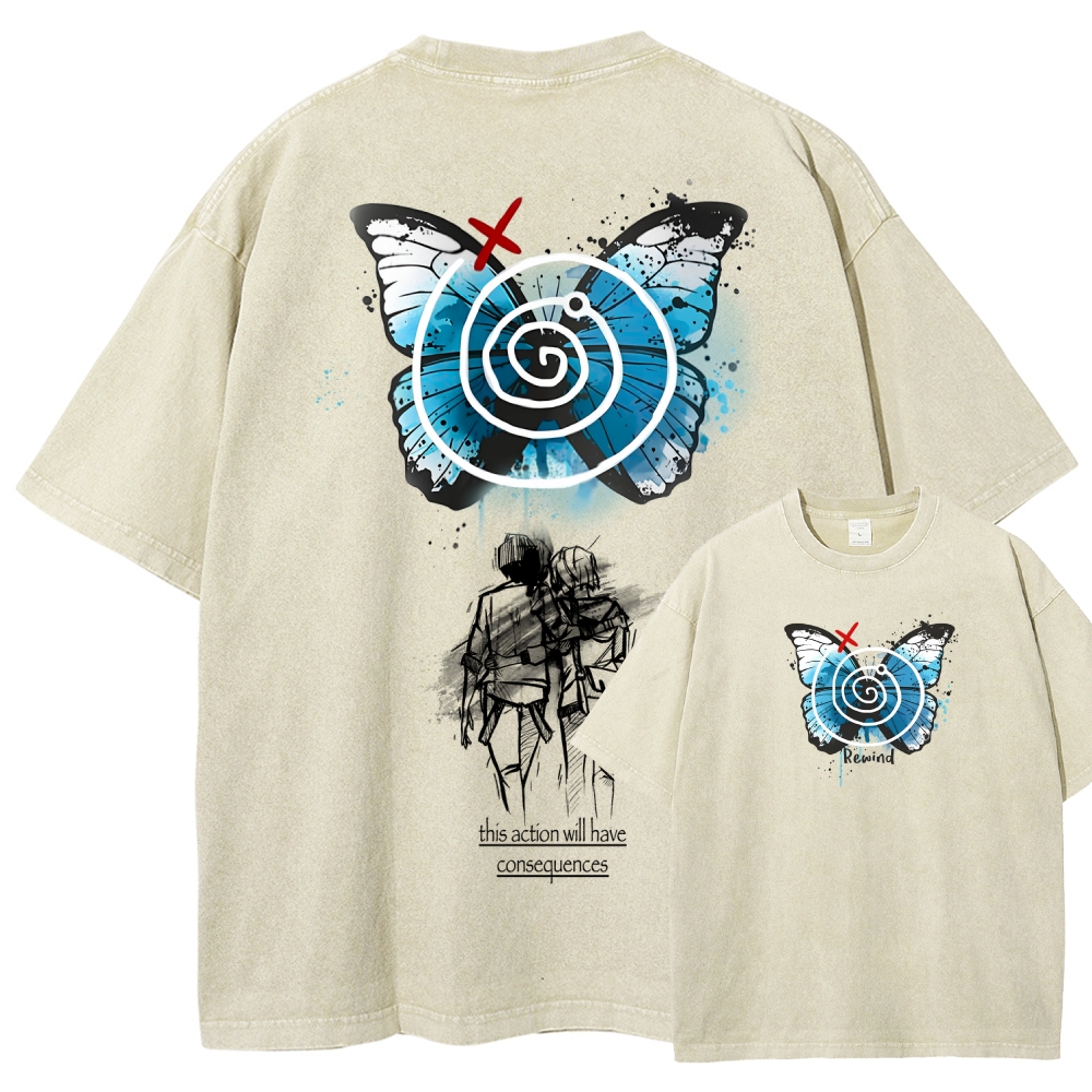 Life Is Strange Unisex Fit Washed T-Shirt 2601011961