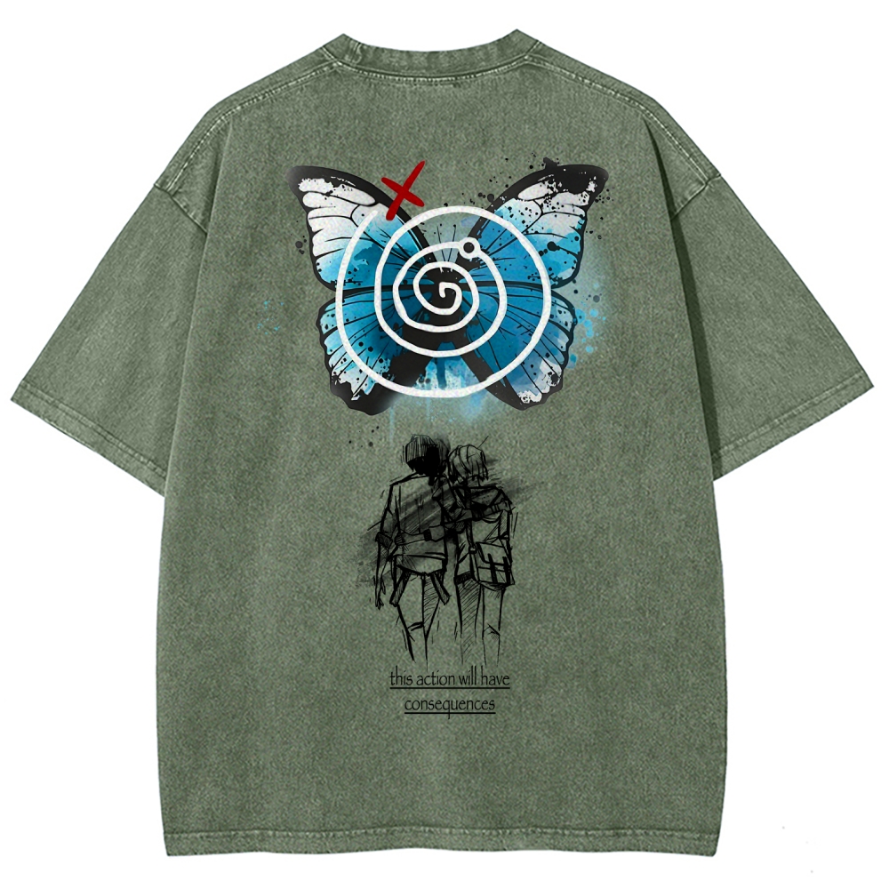 Life Is Strange Unisex Fit Washed T-Shirt 2601011961