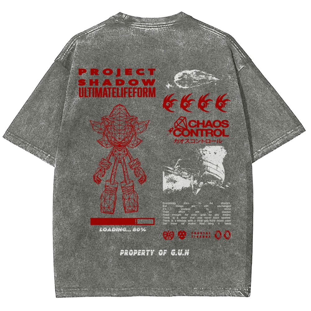 Sonic Unisex Fit Washed T-Shirt 2601012157