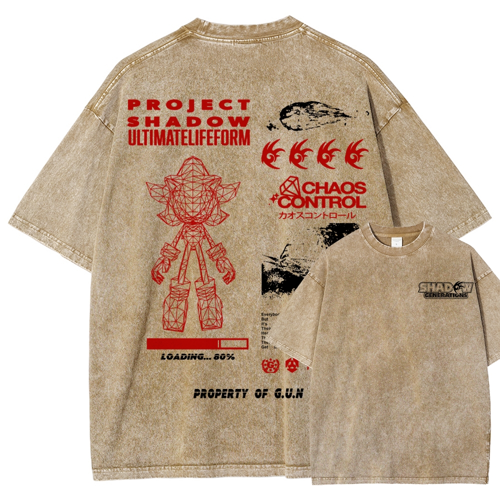 Sonic Unisex Fit Washed T-Shirt 2601012157