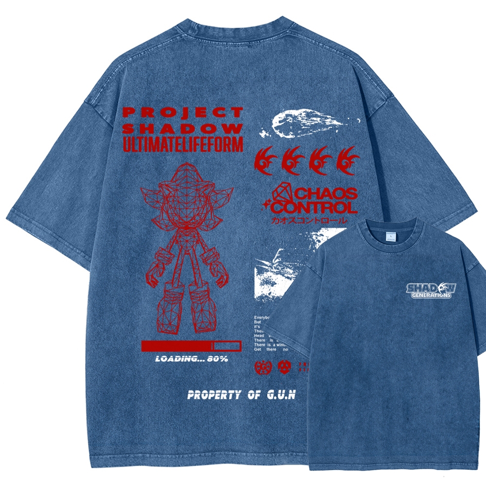 Sonic Unisex Fit Washed T-Shirt 2601012157