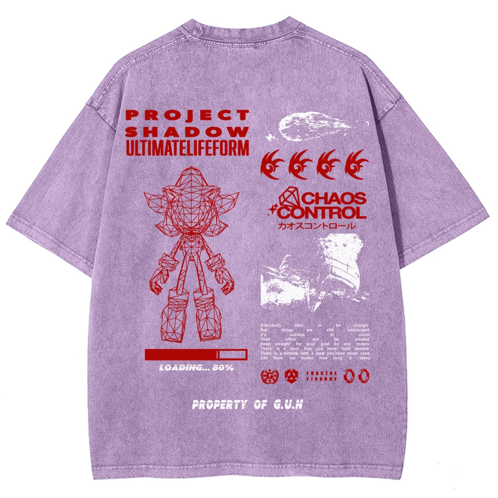 Sonic Unisex Fit Washed T-Shirt 2601012157