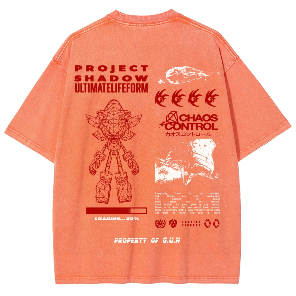 Sonic Unisex Fit Washed T-Shirt 2601012157