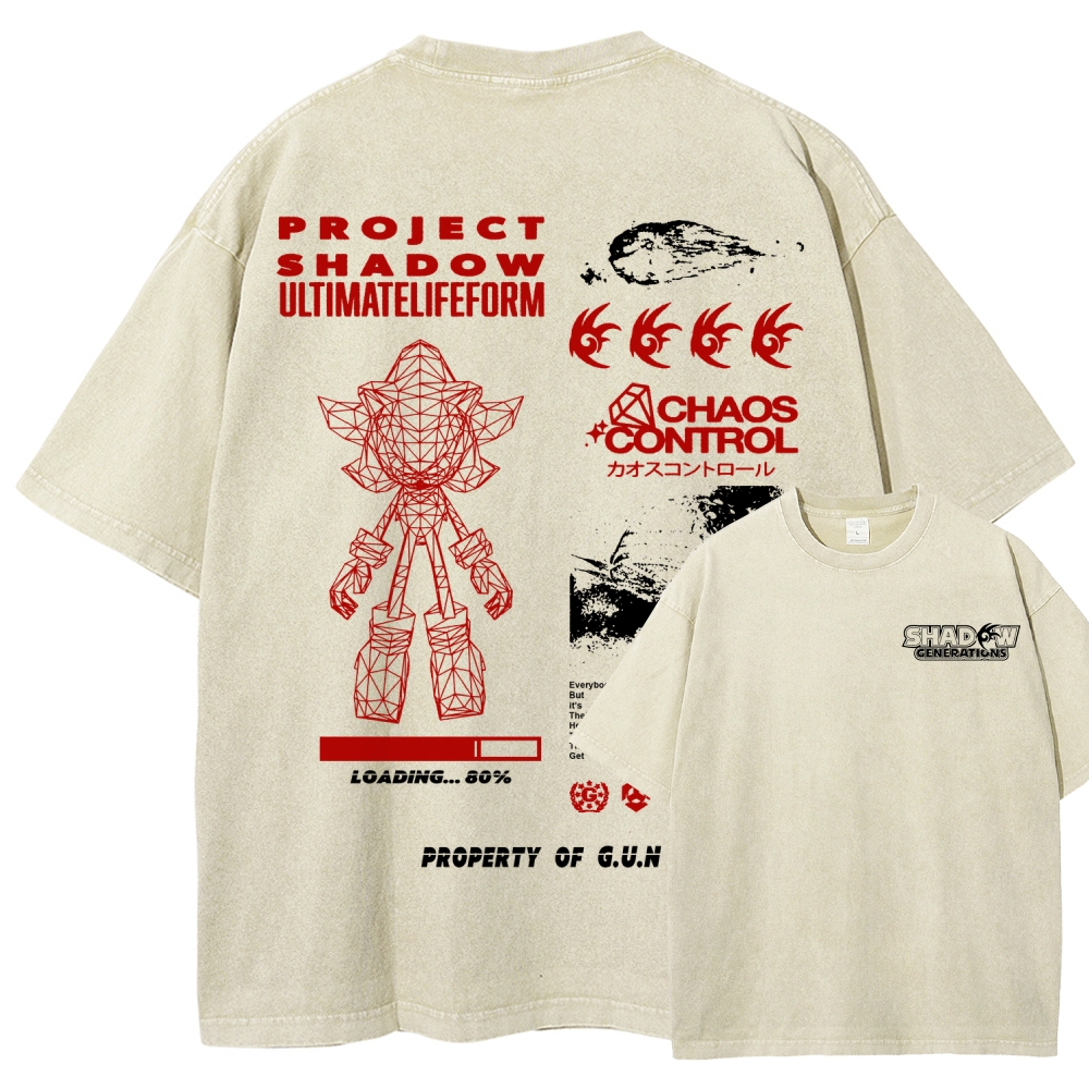 Sonic Unisex Fit Washed T-Shirt 2601012157