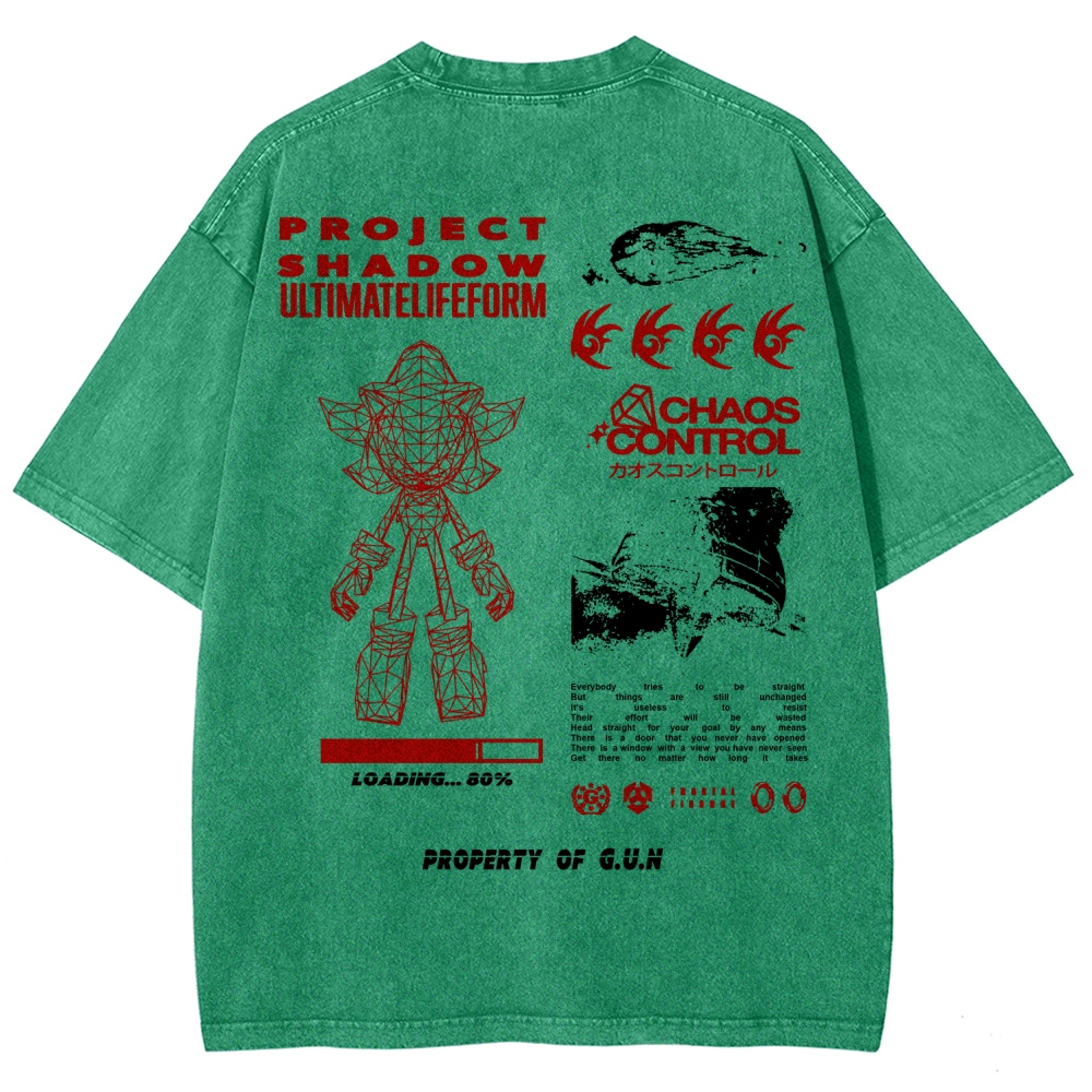 Sonic Unisex Fit Washed T-Shirt 2601012157