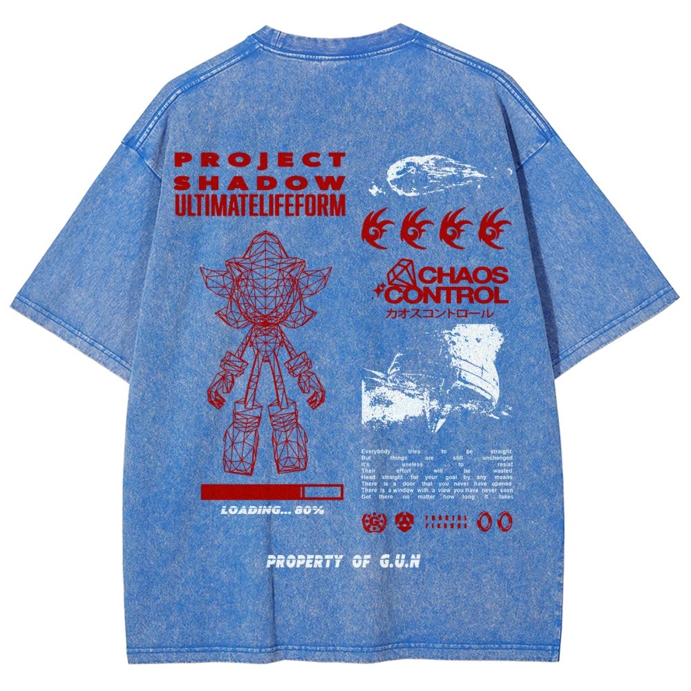 Sonic Unisex Fit Washed T-Shirt 2601012157