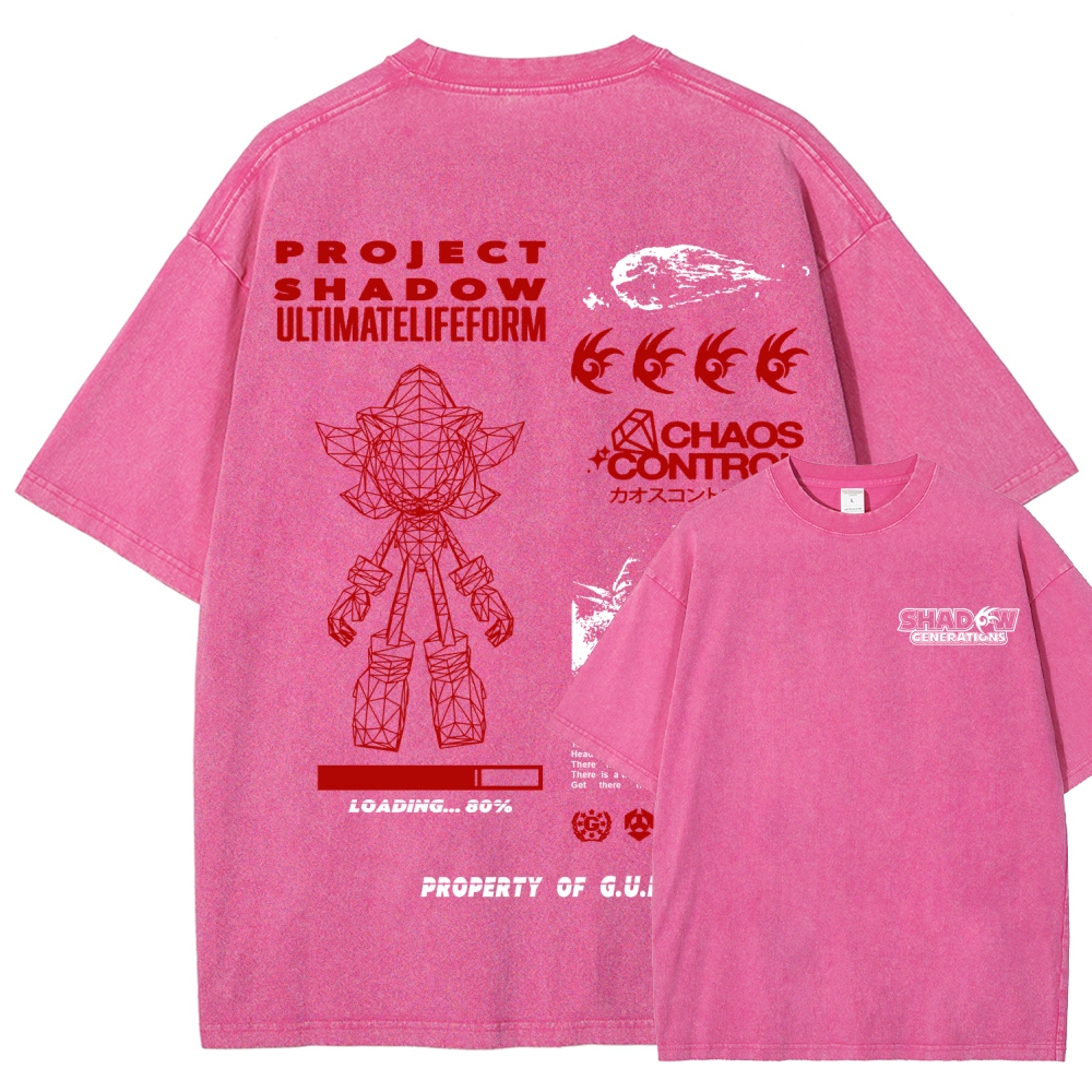 Sonic Unisex Fit Washed T-Shirt 2601012157