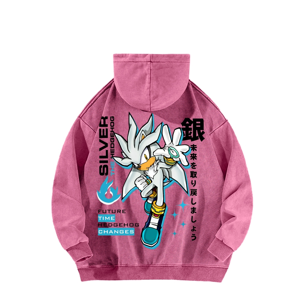 Sonic Unisex Washed Hoodie 2601012159