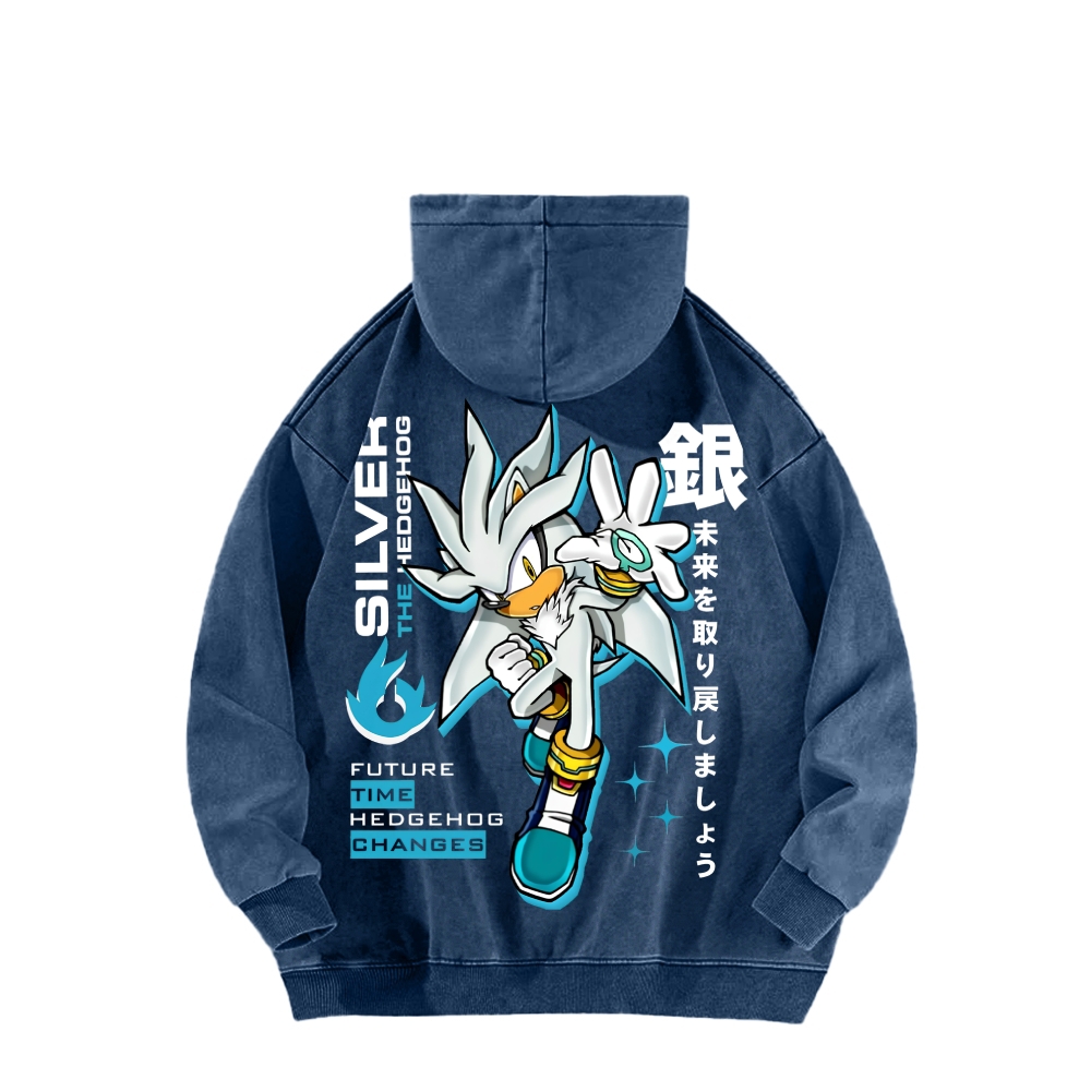 Sonic Unisex Washed Hoodie 2601012159