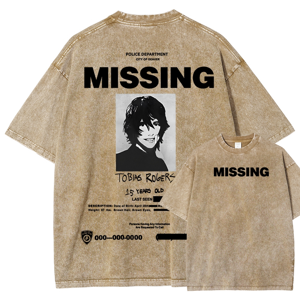 Marble Hornets Unisex Fit Washed T-Shirt 2601012591