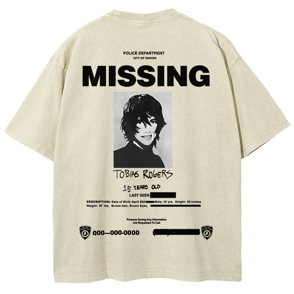 Marble Hornets Unisex Fit Washed T-Shirt 2601012591