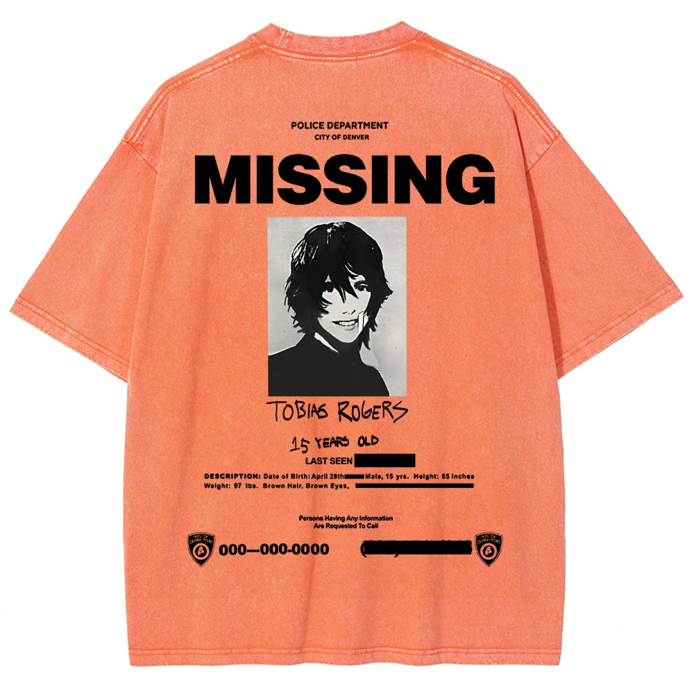 Marble Hornets Unisex Fit Washed T-Shirt 2601012591