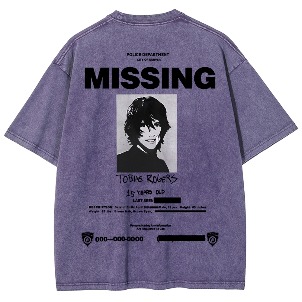 Marble Hornets Unisex Fit Washed T-Shirt 2601012591