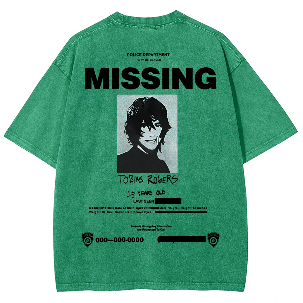 Marble Hornets Unisex Fit Washed T-Shirt 2601012591