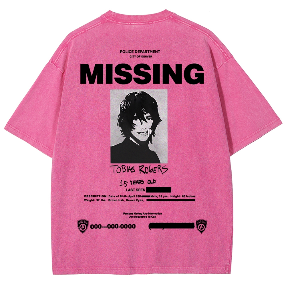 Marble Hornets Unisex Fit Washed T-Shirt 2601012591